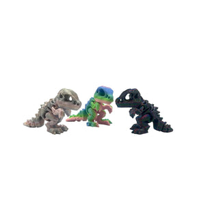 Jigglets 3D-Printed Figures: Stomp into the Jurassic 10-pack