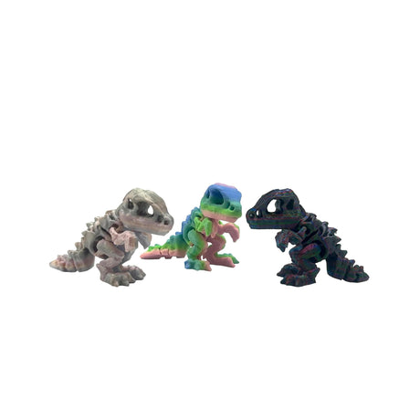 Jigglets 3D-Printed Figures: Stomp into the Jurassic 10-pack