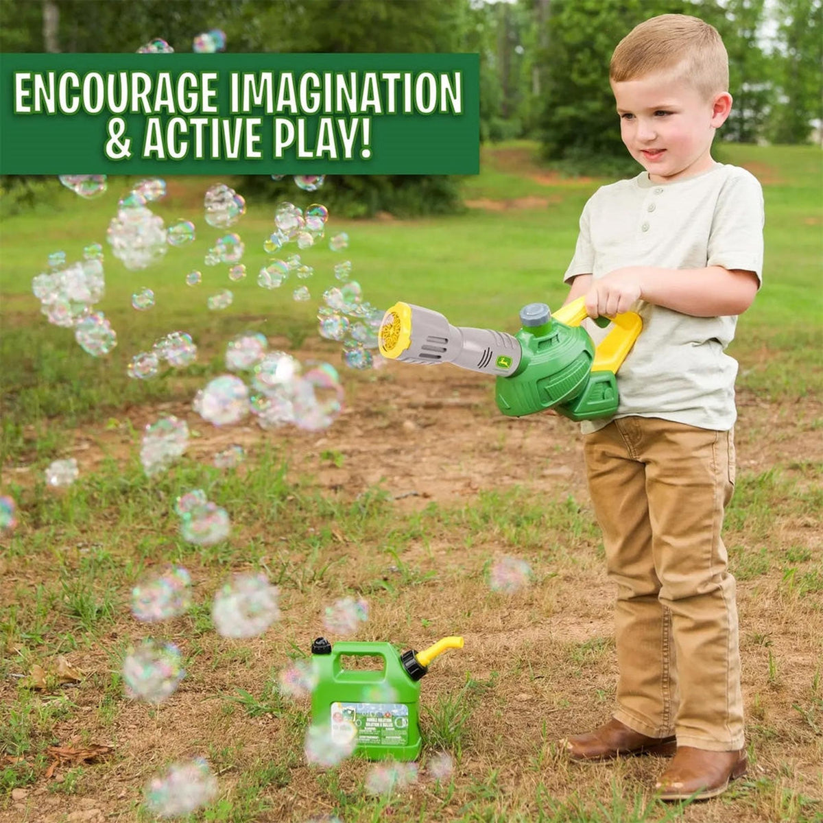 John Deere Bubble Leaf Blower & Refill