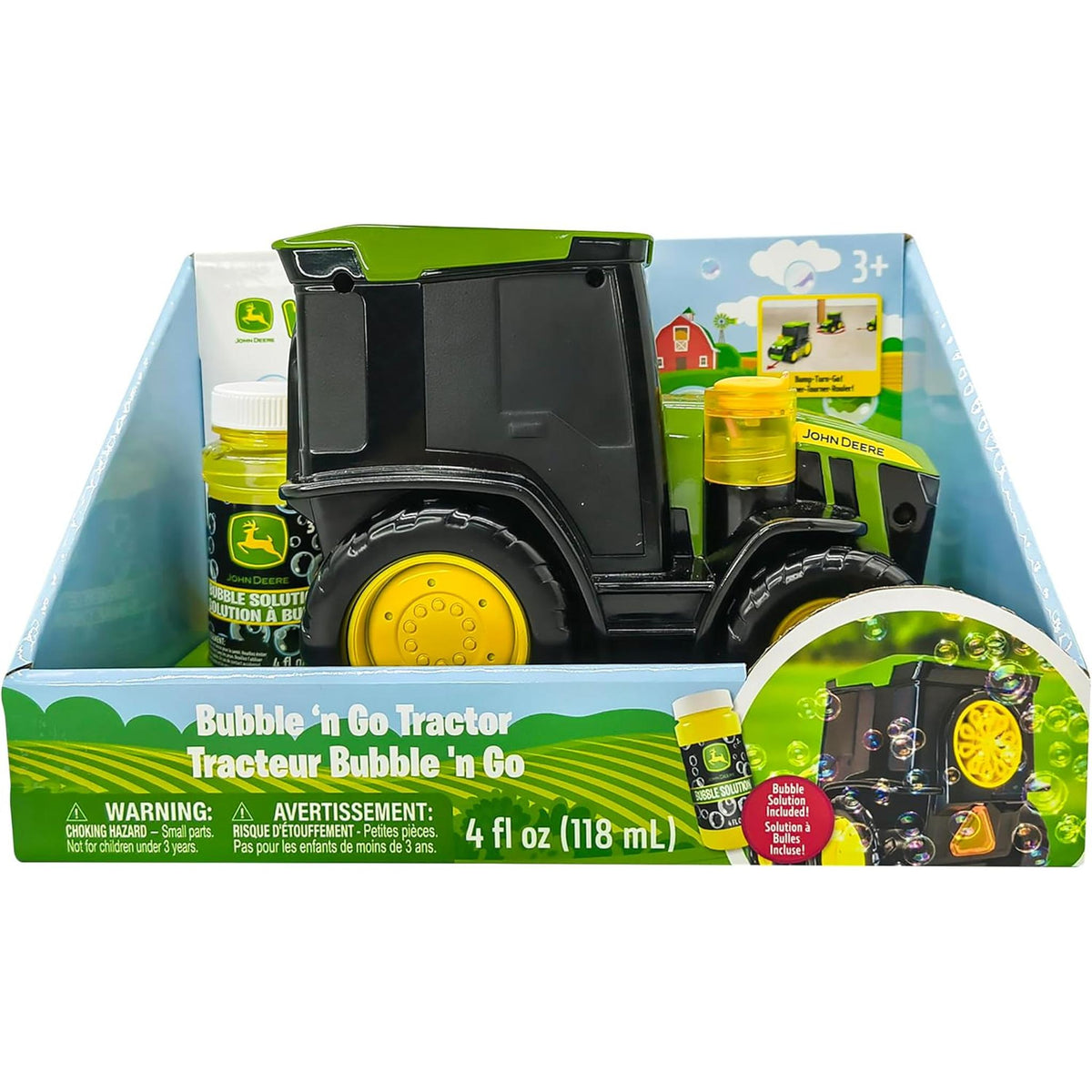 John Deere Kids Bubble n Go Tractor
