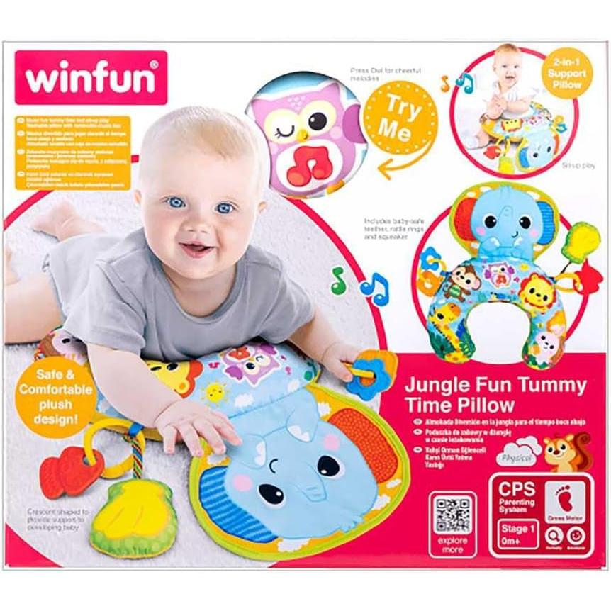 Jungle Fun Tummy Time Pillow
