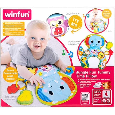 Jungle Fun Tummy Time Pillow