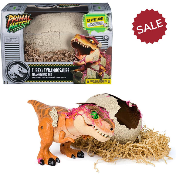 Jurassic World Primal Hatch - Interactive Hatching T-Rex