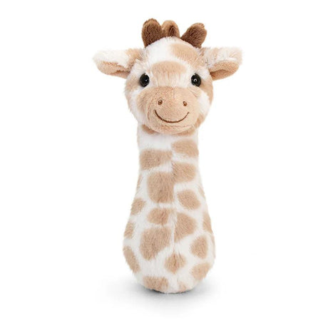 Keel Toys Baby Giraffe Soft Rattle 15cm, Assorted