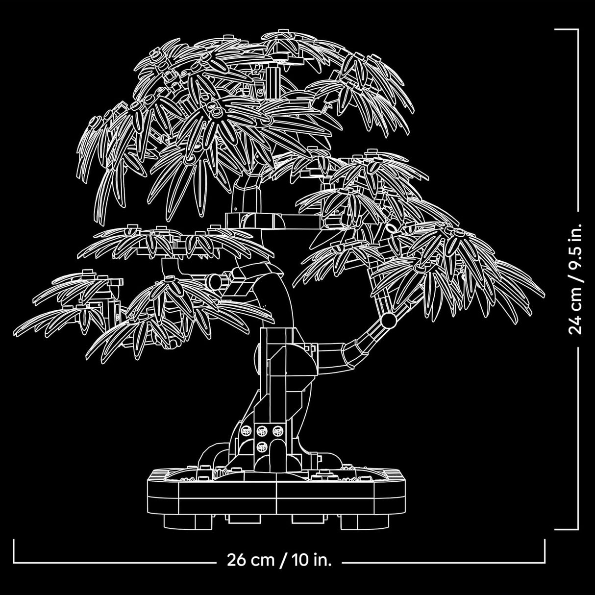 LEGO 10348 Botanicals Japanese Red Maple Bonsai Tree