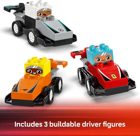 LEGO 10445 DUPLO F1 Team Race Cars & Drivers