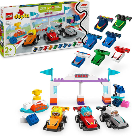 LEGO 10445 DUPLO F1 Team Race Cars & Drivers