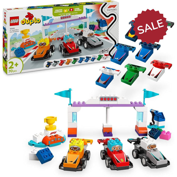 LEGO 10445 DUPLO F1 Team Race Cars & Drivers