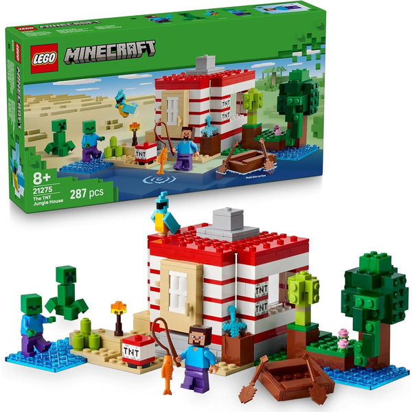 LEGO 21275 Minecraft The TNT Jungle House – McGreevy's Toys Direct