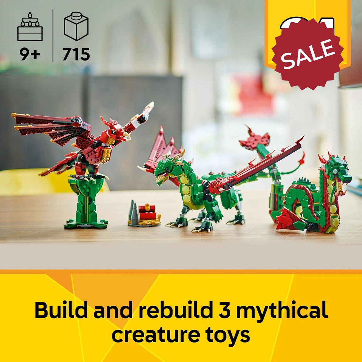 LEGO 31161 Creator 3-in-1 Medieval Dragon