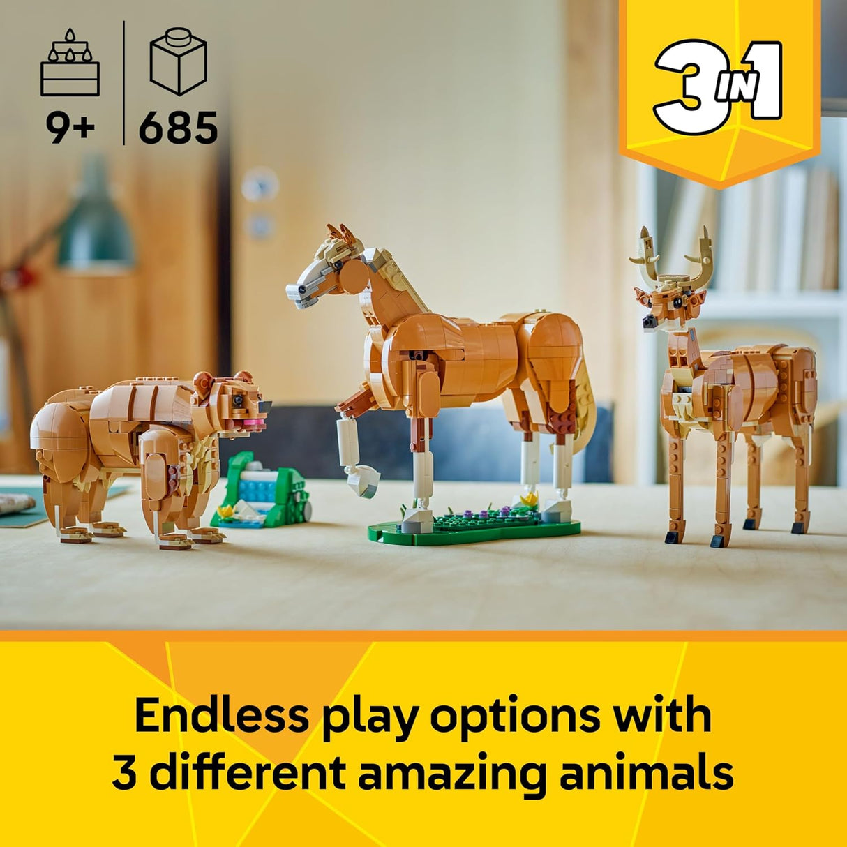 LEGO 31166 Creator 3-in-1 Beautiful Horse