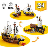 LEGO 31387 Creator 3-in-1 Iconic Pirate Ship