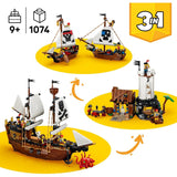 LEGO 31387 Creator 3-in-1 Iconic Pirate Ship