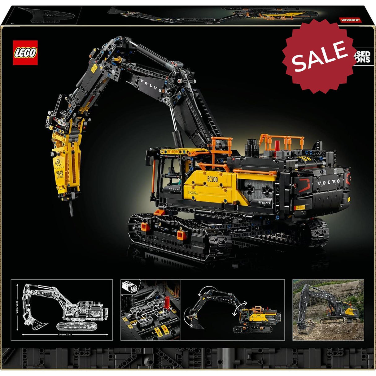 LEGO 42215 Technic Volvo EC500 Hybrid Excavator