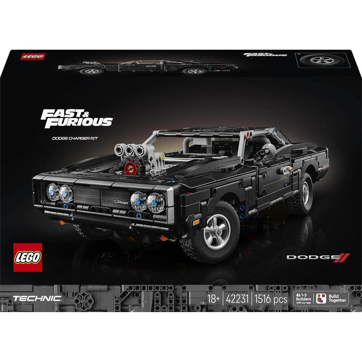 LEGO 42231 Technic Fast and Furious Dodge Charger R/T Car
