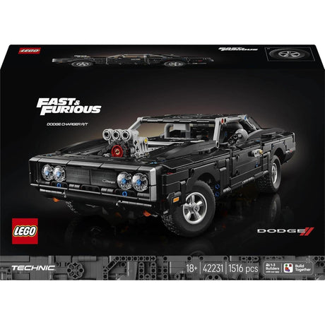 LEGO 42231 Technic Fast and Furious Dodge Charger R/T Car