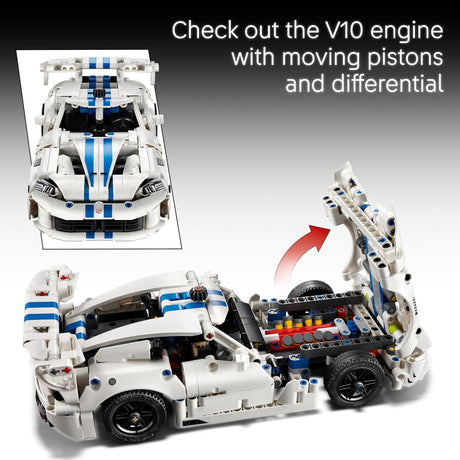 LEGO 42234 Technic Dodge Viper GTS-R Sports Car