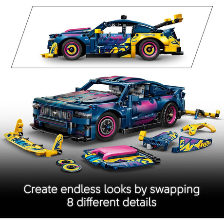 LEGO 42236 Technic Cutom Garage Ford Mustang GT Car