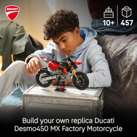 LEGO 42238 Technic Ducati Desmo450 MX Factory Motorcycle