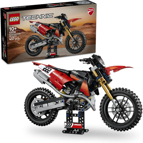 LEGO 42238 Technic Ducati Desmo450 MX Factory Motorcycle