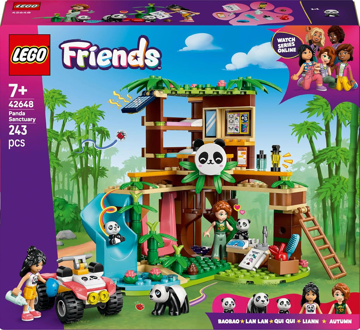 LEGO 42648 Friends Panda Sanctuary Animal Care