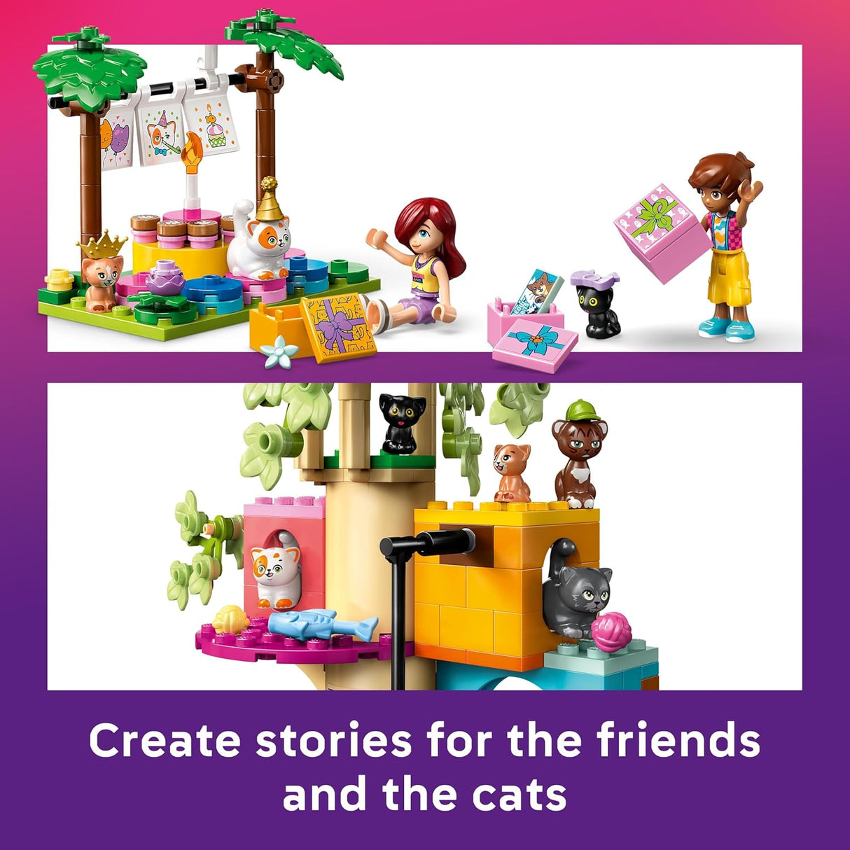 LEGO 42666 Friends Cat Birthday Party & Tree House