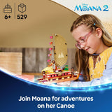 LEGO 43270 Disney Moana 2: Moana's Adventure Canoe