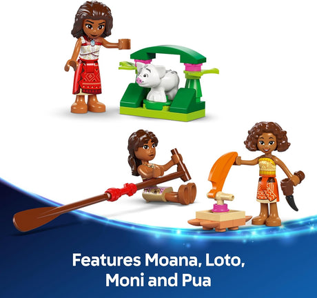 LEGO 43270 Disney Moana 2: Moana's Adventure Canoe