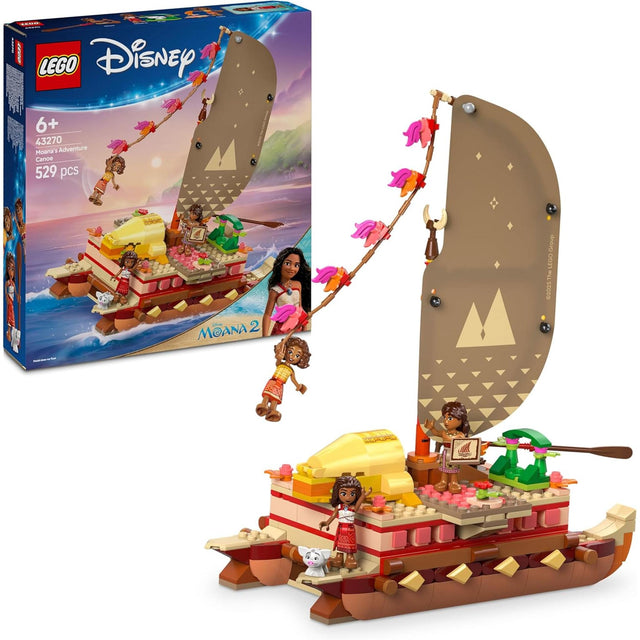 LEGO 43270 Disney Moana 2: Moana's Adventure Canoe