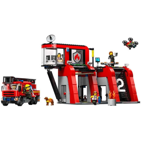 LEGO 60414 City Fire Station with Fire Truck