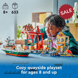 LEGO 60422 City Seaside Harbour with Cargo Ship