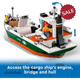 LEGO 60422 City Seaside Harbour with Cargo Ship