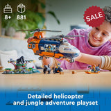 LEGO 60437 City Jungle Explorer Helicopter at Base Camp