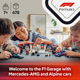 LEGO 60444 City F1 Garage & Mercedes-AMG & Alpine Cars