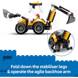 LEGO 60480 City Yellow Backhoe Loader