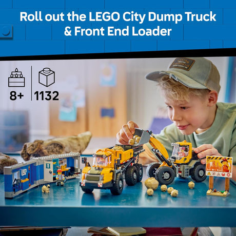 LEGO 60494 City Dump Truck & Front End Loader