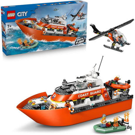 LEGO 60504 City Coast Guard Rescue Boat & Helicopter