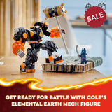 LEGO 71806 Ninjago Cole's Elemental Earth Mech