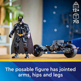 LEGO 76273 Batman Construction Figure and the Bat-Pod Bike