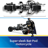 LEGO 76273 Batman Construction Figure and the Bat-Pod Bike
