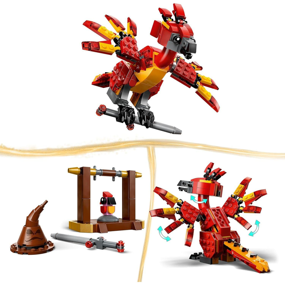 LEGO 76448 Harry Potter Fawkes: Dumbledore's Phoenix