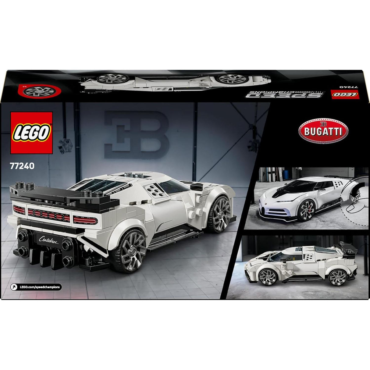 LEGO 77240 Speed Champions Bugatti Centodieci Hyper Sports Car