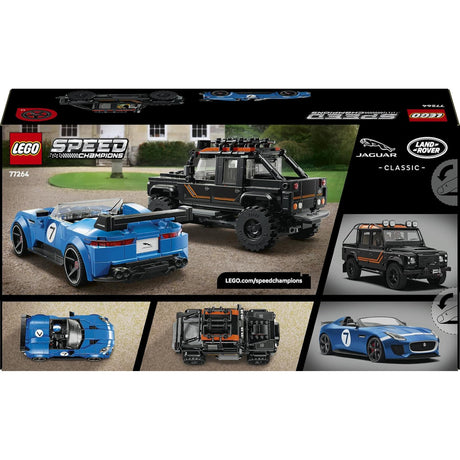 LEGO 77264 Speed Champions Jaguar Project 7 & Land Rover Defender