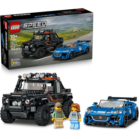 LEGO 77264 Speed Champions Jaguar Project 7 & Land Rover Defender