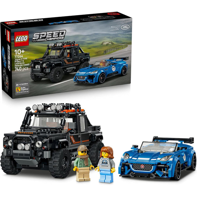 LEGO 77264 Speed Champions Jaguar Project 7 & Land Rover Defender