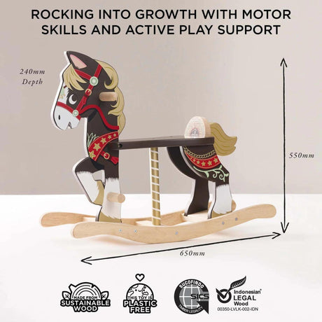 Le Toy Van Classic Wooden Rocking Horse