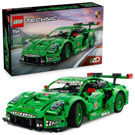 Lego 42224 Technic Porsche 911 GT3 R REXY AO Racing Car