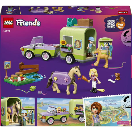 Lego 42695 Friends Horse & Baby Foal Trailer