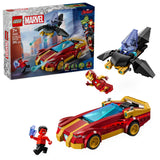 Lego 76310 Marvel Iron Man Car & Black Panther vs. Red Hulk