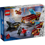 Lego 76310 Marvel Iron Man Car & Black Panther vs. Red Hulk